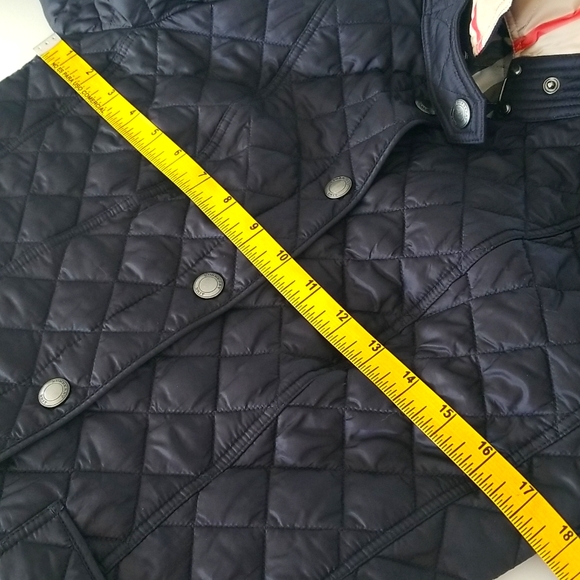 Burberry Kencott Quilted Button Down Jacket in Dark Navy, Snap Logo Butt… - Picture 6 of 13